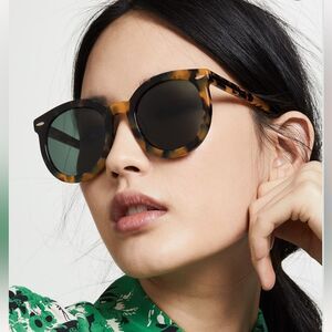 Karen Walker Alternative Fit Super Duper Strength Sunglasses with Case